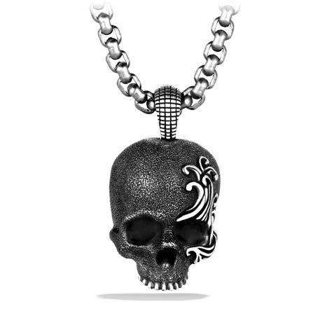 Skull talisman pendant by david yurman